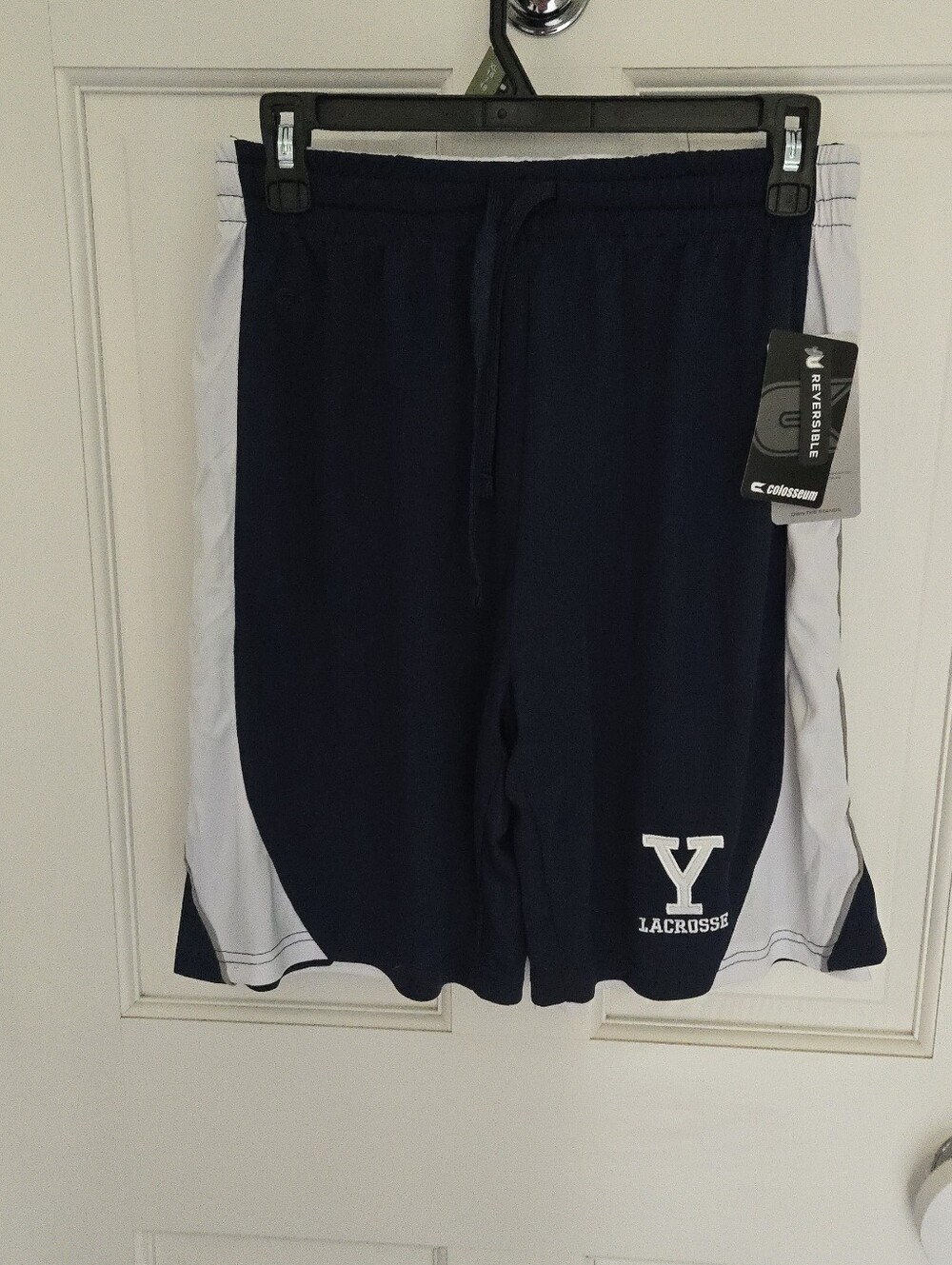 NWT Yale Lacrosse Men's Reversable Shorts Size Small